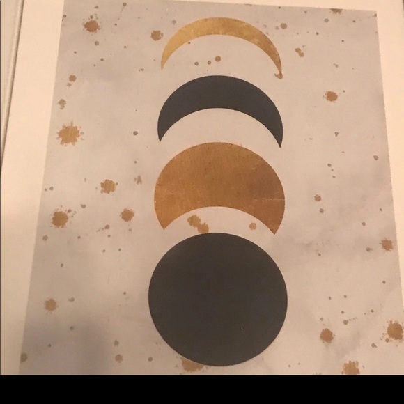 New "Live by the light of the moon" White Framed Wall Art - Picture 8 of 10